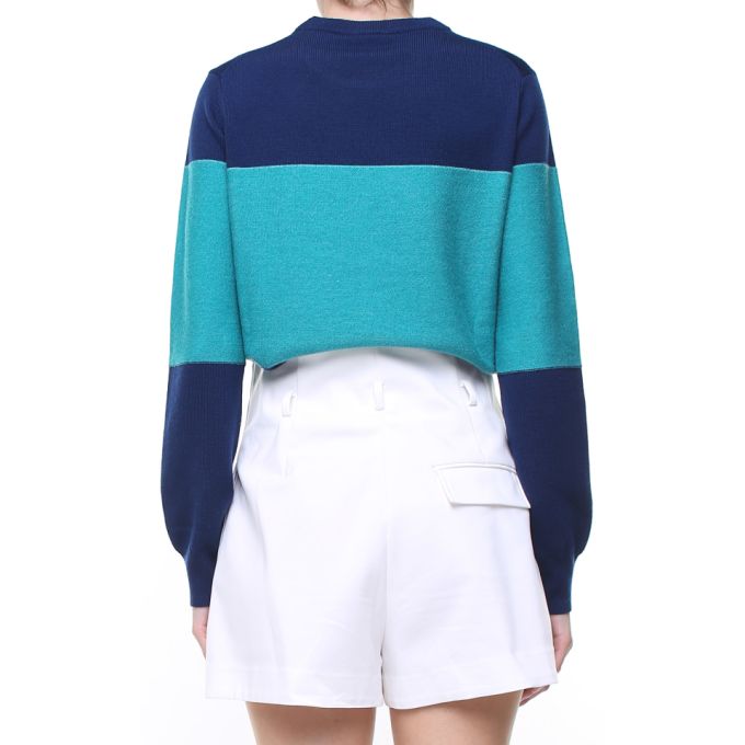Kenzo K Colourblock Wool-blend Sweater展示图