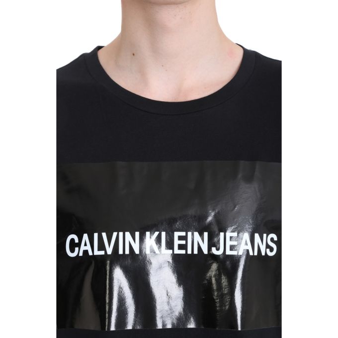 Calvin Klein Black Cotton T-shirt展示图