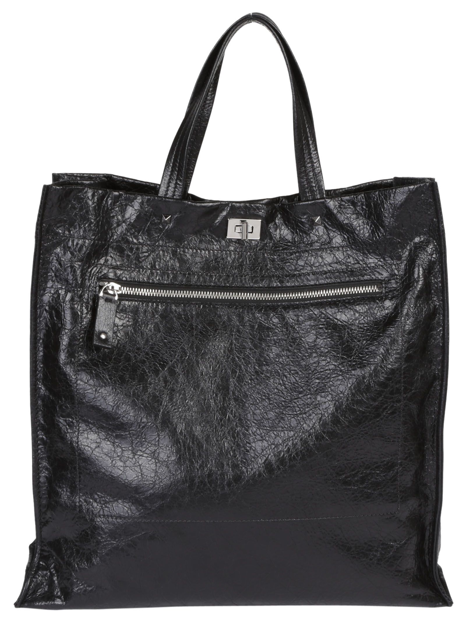 Valentino - Valentino Garavani Rockstud Shopping Bag - Black, Men's ...
