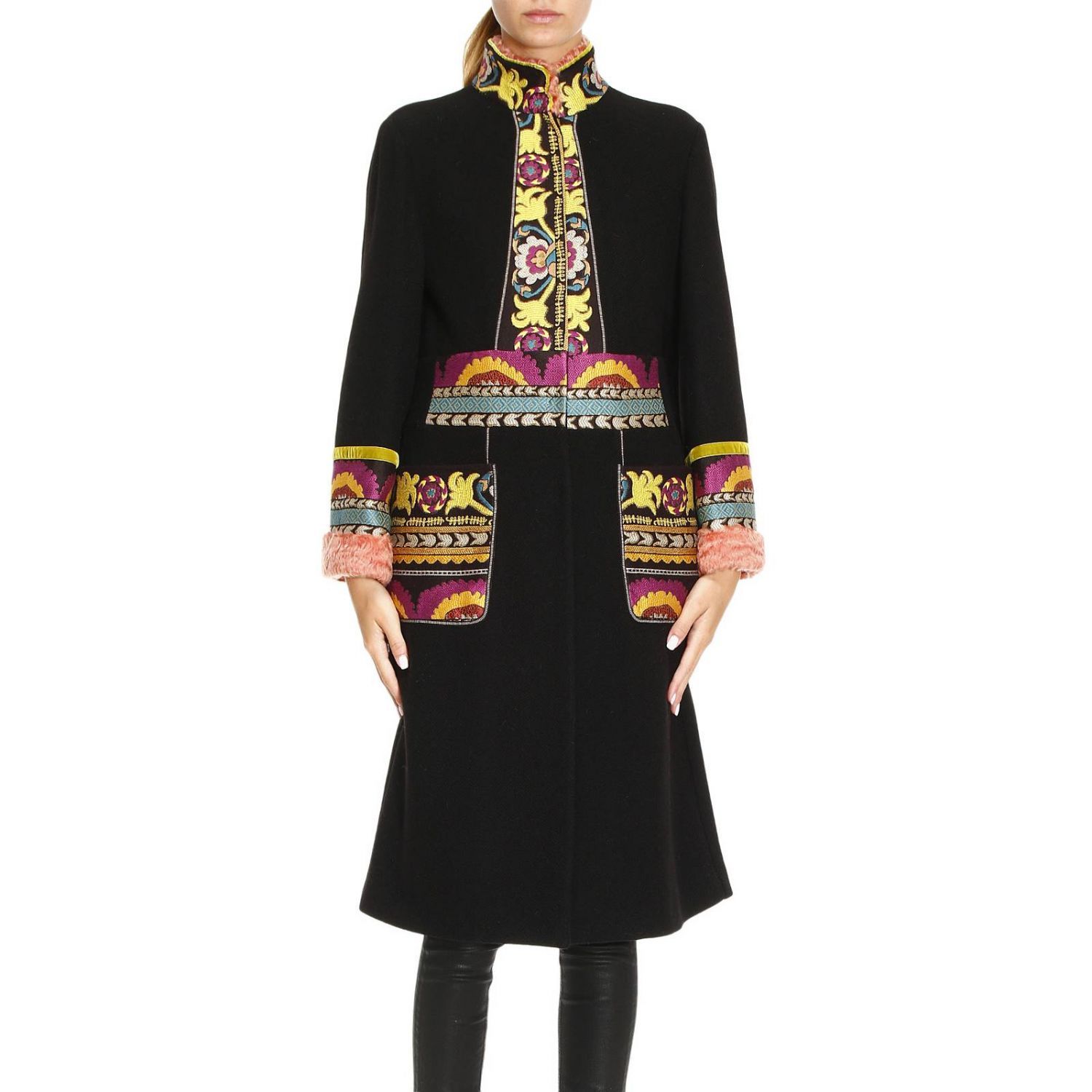 ETRO Coat Coat Women in Black | ModeSens