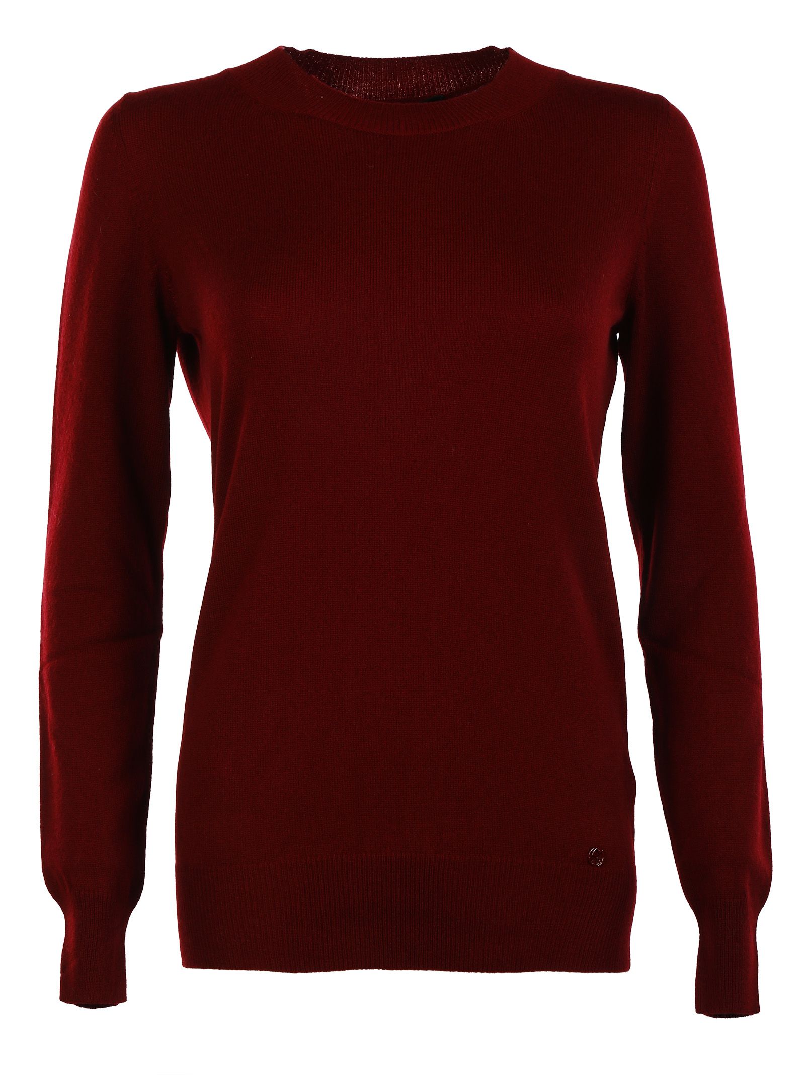 Gucci - Gucci Cashmere Crewneck Sweater - Bordeaux, Women's Sweaters ...