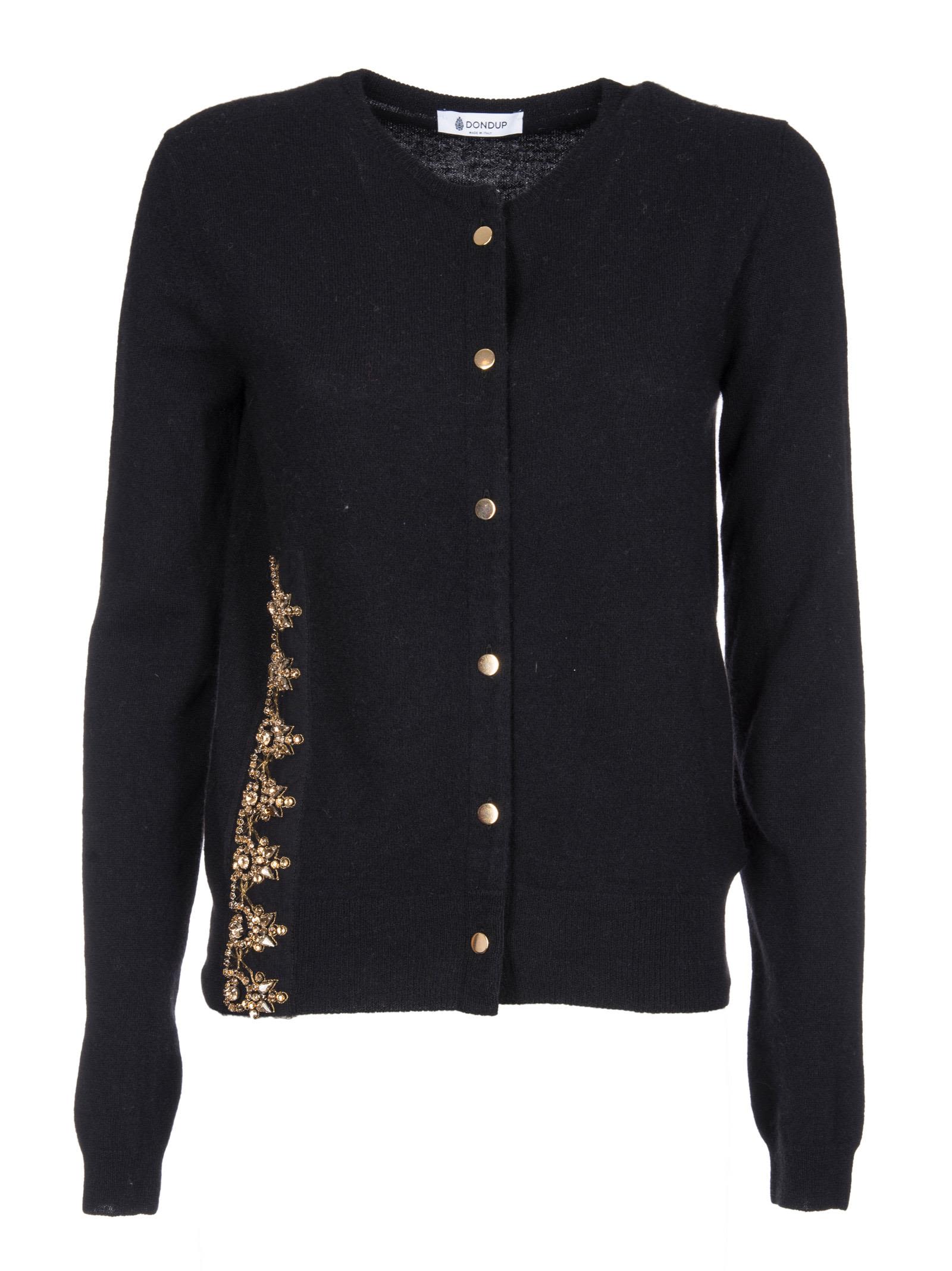 DONDUP EMBELLISHED CARDIGAN, NERA | ModeSens