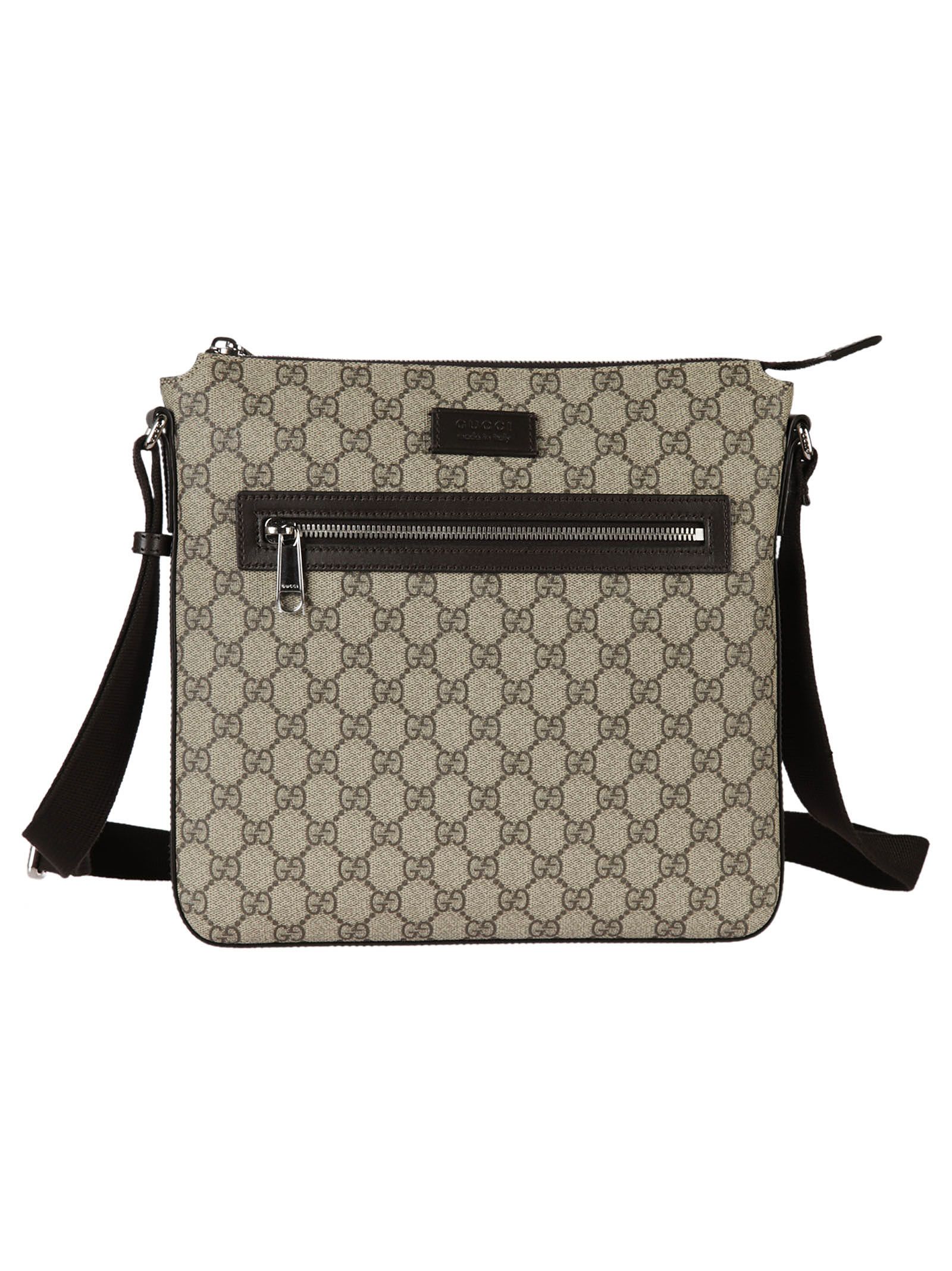Gucci - Gucci Supreme Shoulder Bag - Beige, Men&#39;s Shoulder Bags | Italist