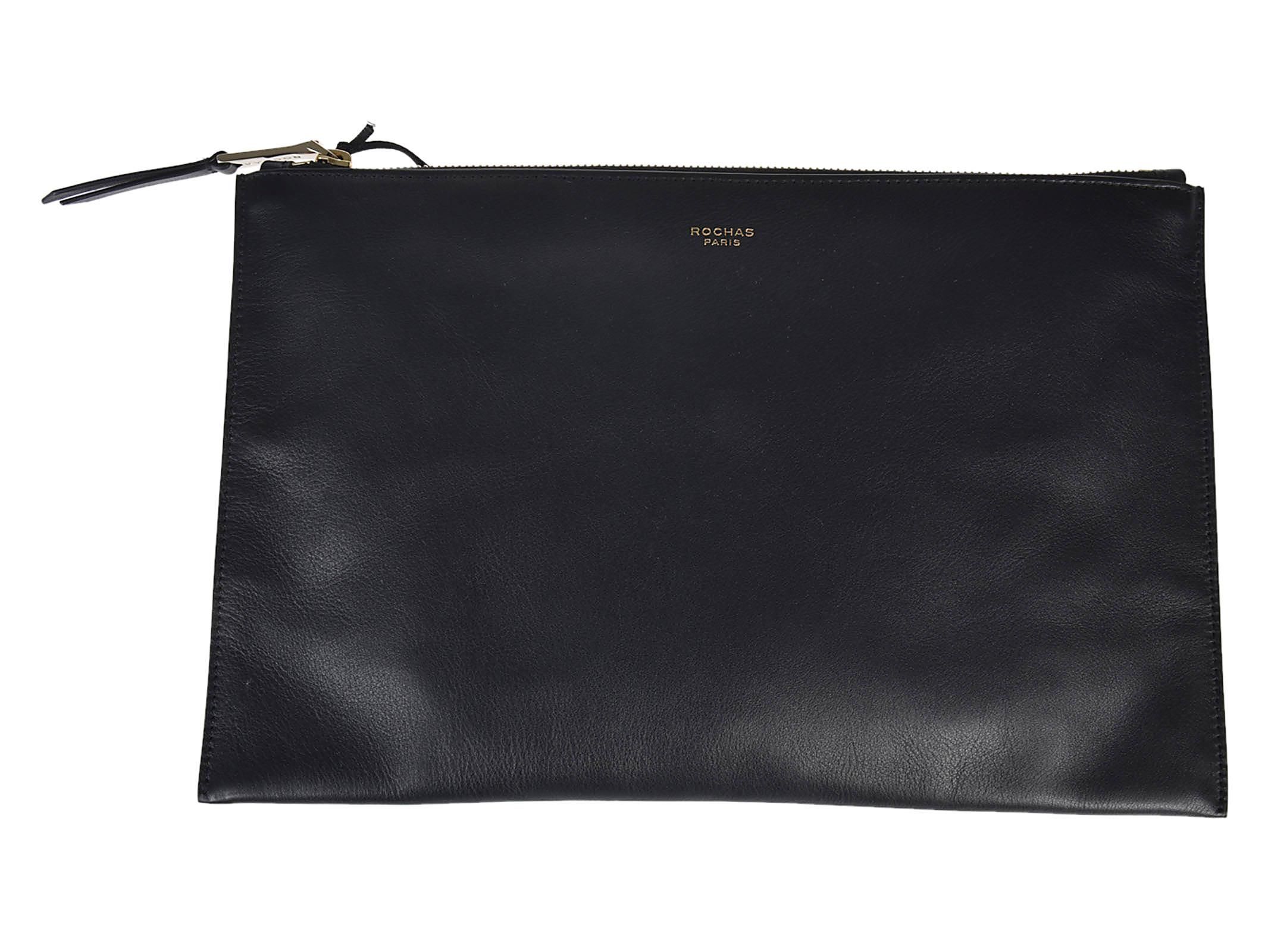 Rochas Classic Clutch Bag In Nero | ModeSens