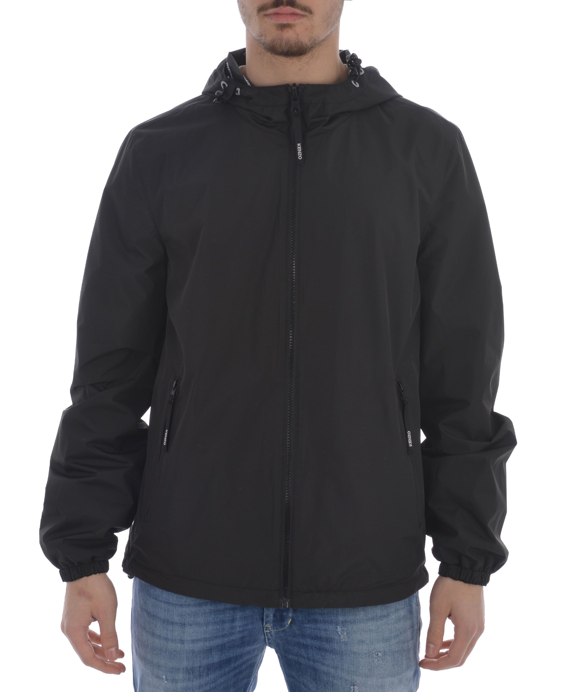Kenzo - Kenzo Reversible Hooded Jacket - Nero, Men's Jackets | Italist