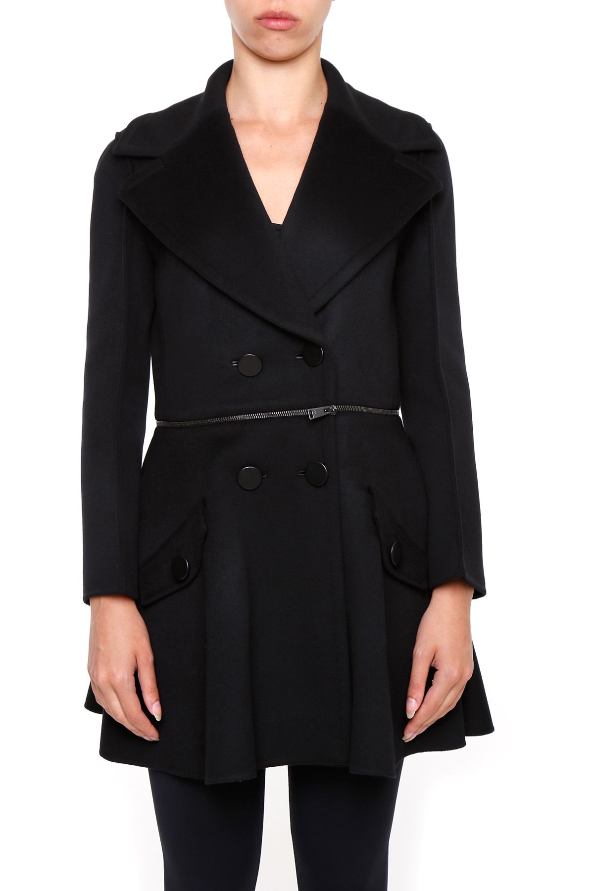 Fendi - Coat - BLACK+BLACK|Nero, Women's Coats | Italist