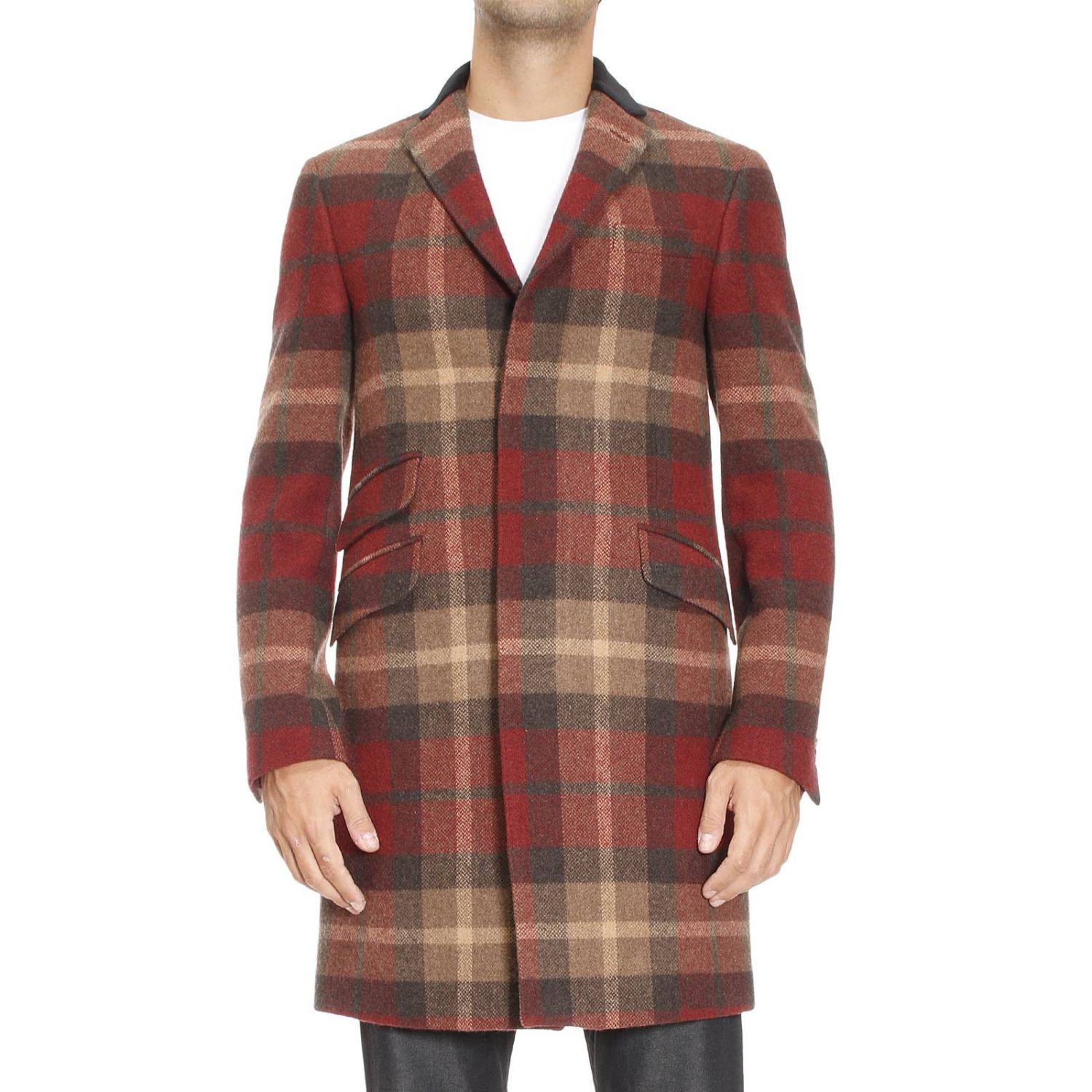 Etro - Coat Coat Man Etro - red, Men's Coats | Italist