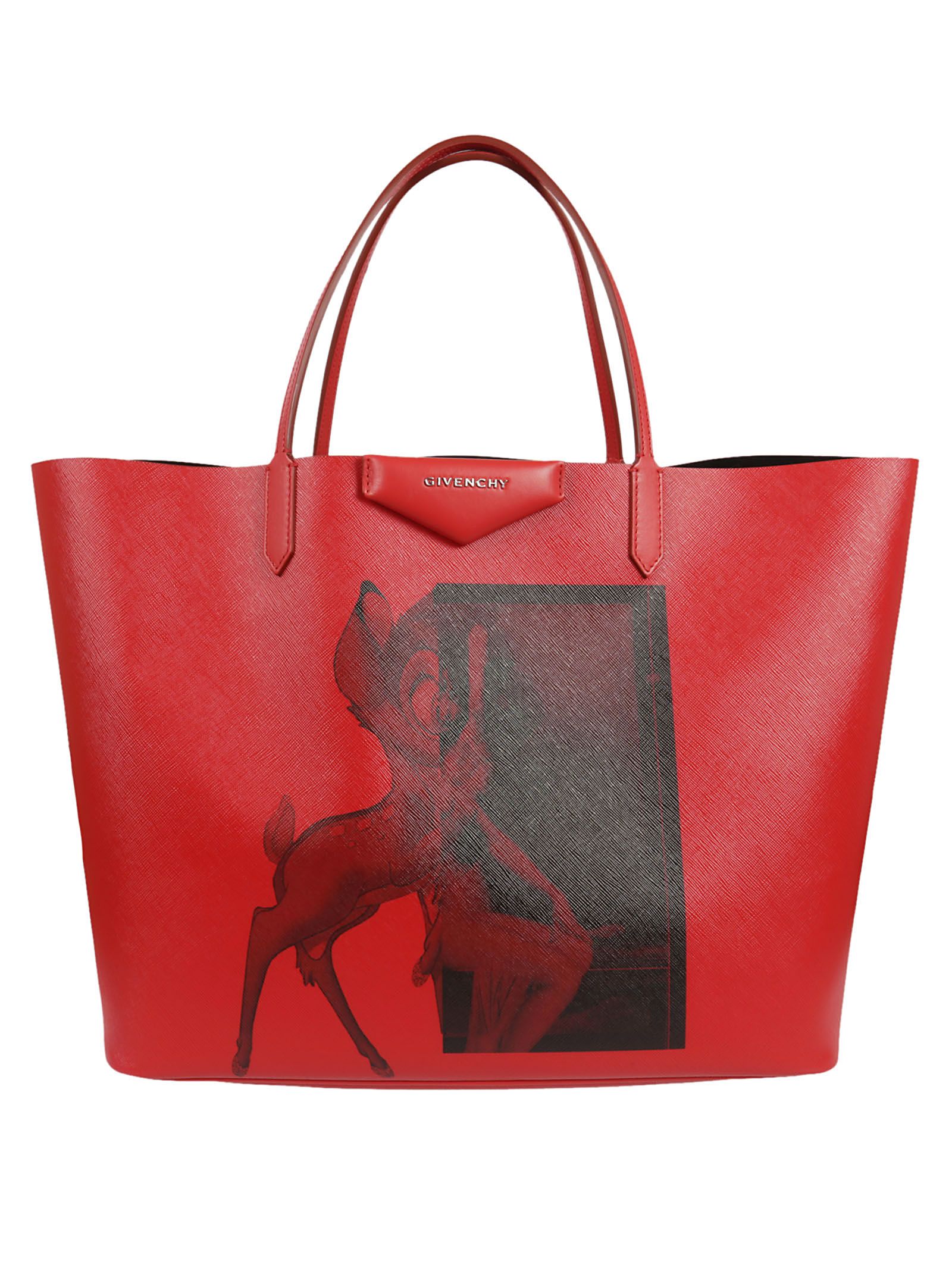 Givenchy - Givenchy Bambi Tote - Red, Women's Totes | Italist