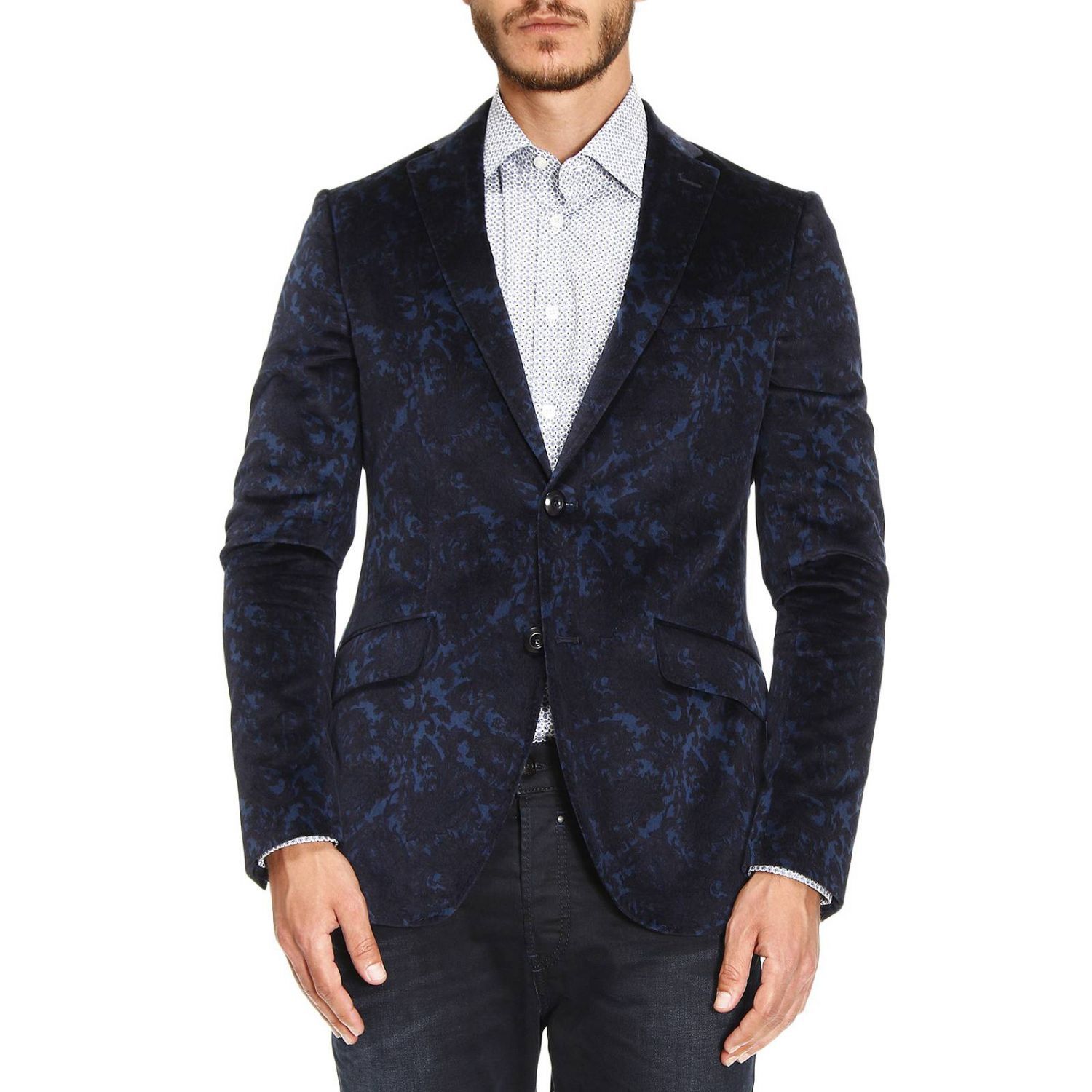 Etro - Blazer Blazer Men Etro - blue, Men's Blazers | Italist