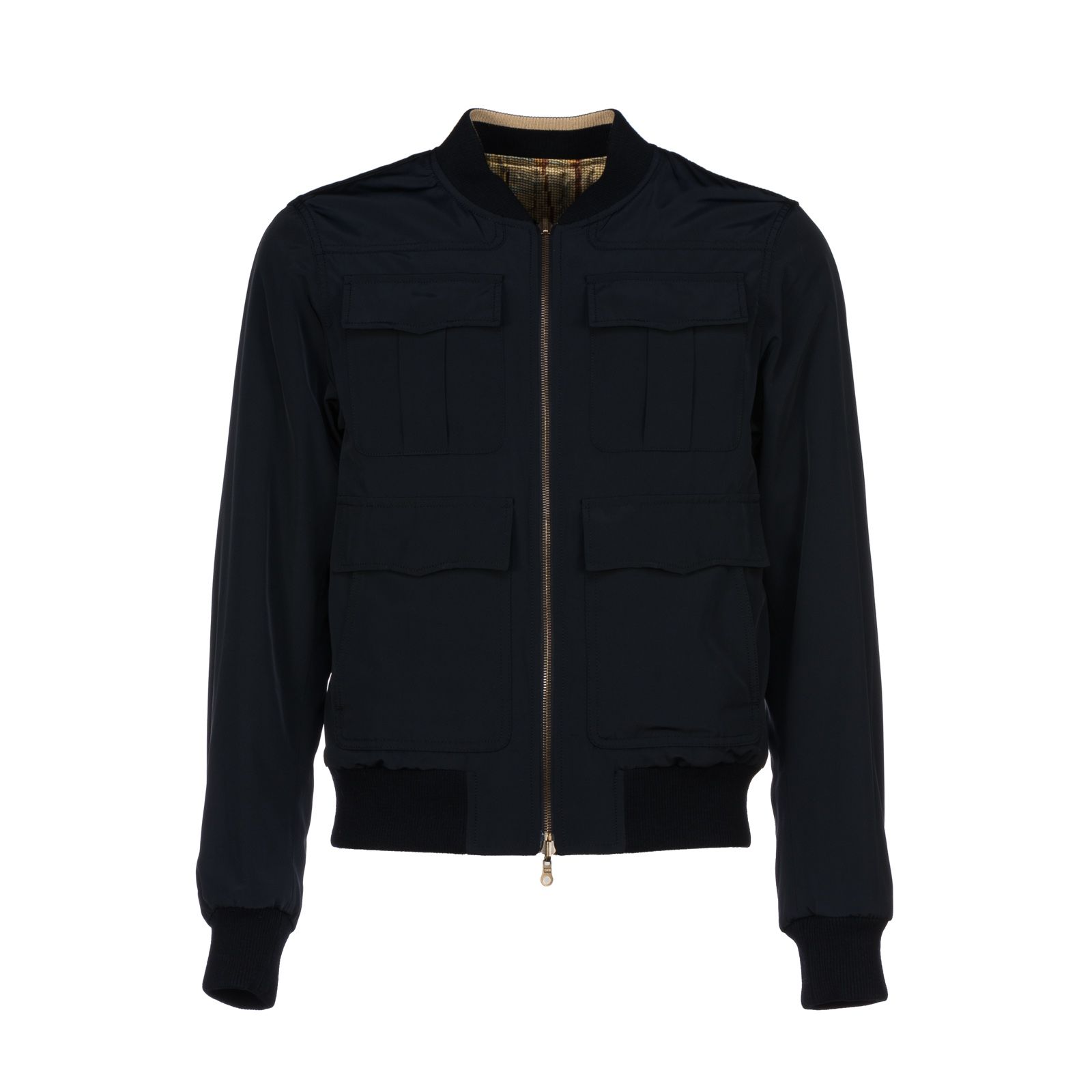 Dries Van Noten - Dries Van Noten Reversible Bomber Jacket - NAVY, Men ...