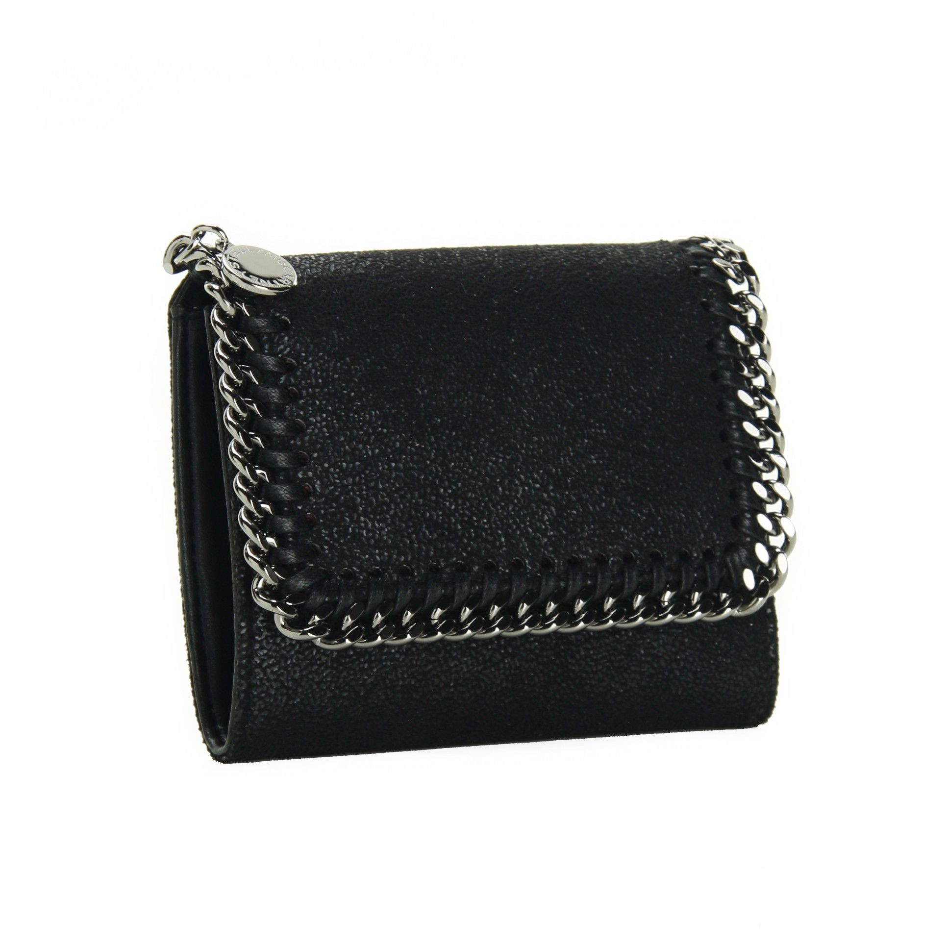 Stella McCartney - Stella Mccartney Black Shaggy Deer Small Wallet ...