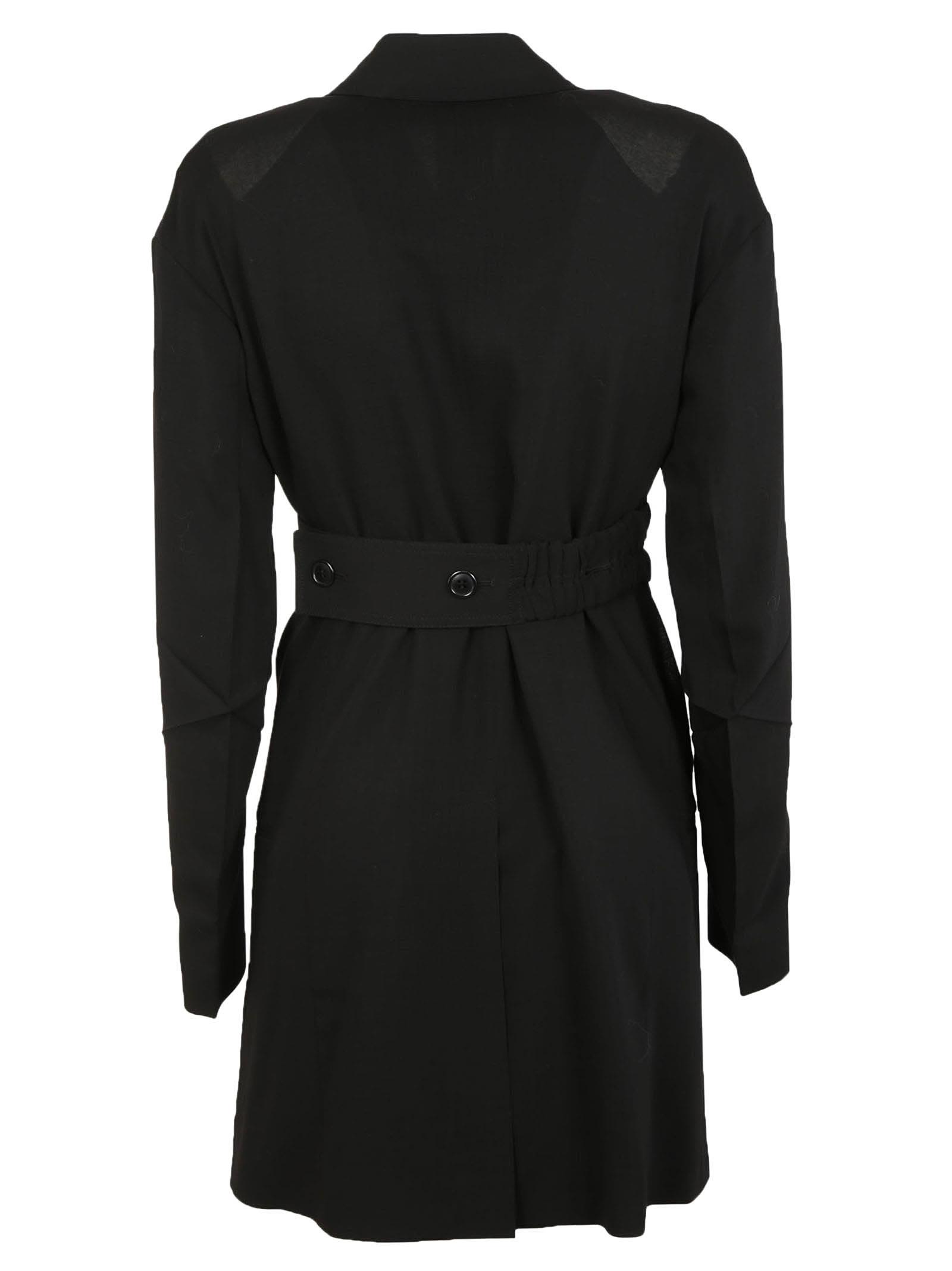 Celine - Celine Double Breasted Coat - Black, Women's Coats | Italist