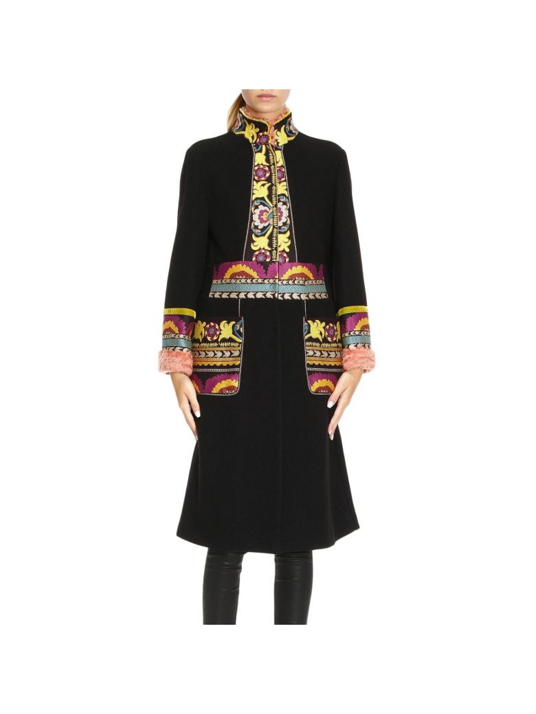 ETRO Coat Coat Women , Black | ModeSens
