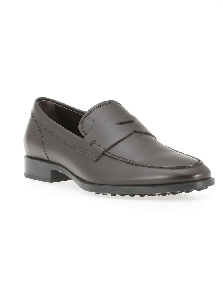 TOD'S LEATHER LOAFER,10573342
