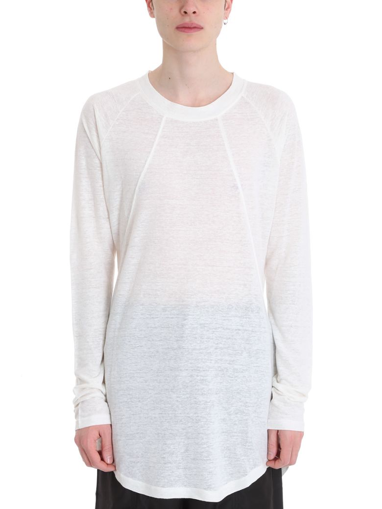 D.GNAK BY KANG.D WHITE LINE AND COTTON KNIT,10572968