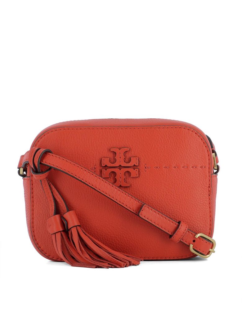 TORY BURCH RED LEATHER SHOULDER STRAP,10582537