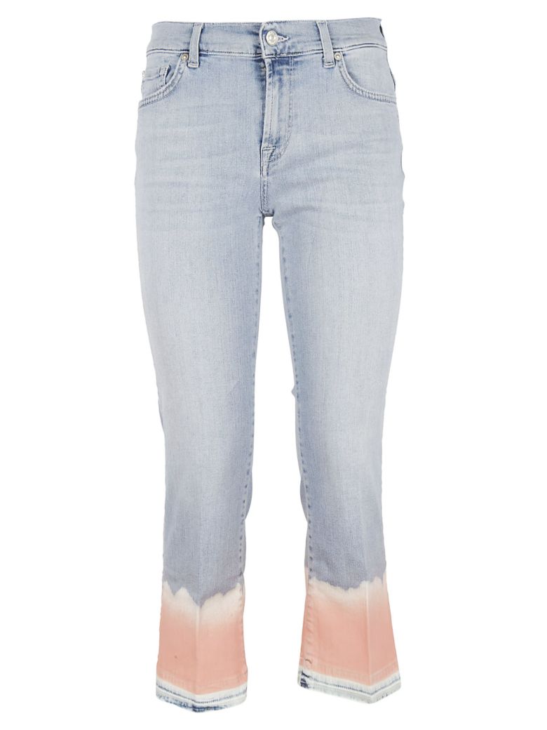 7 FOR ALL MANKIND CROPPED UNROLLE JEANS,10573150