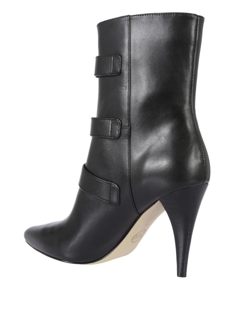 Michael Kors Lori Leather Ankle Boots - Black - 9331131 | italist