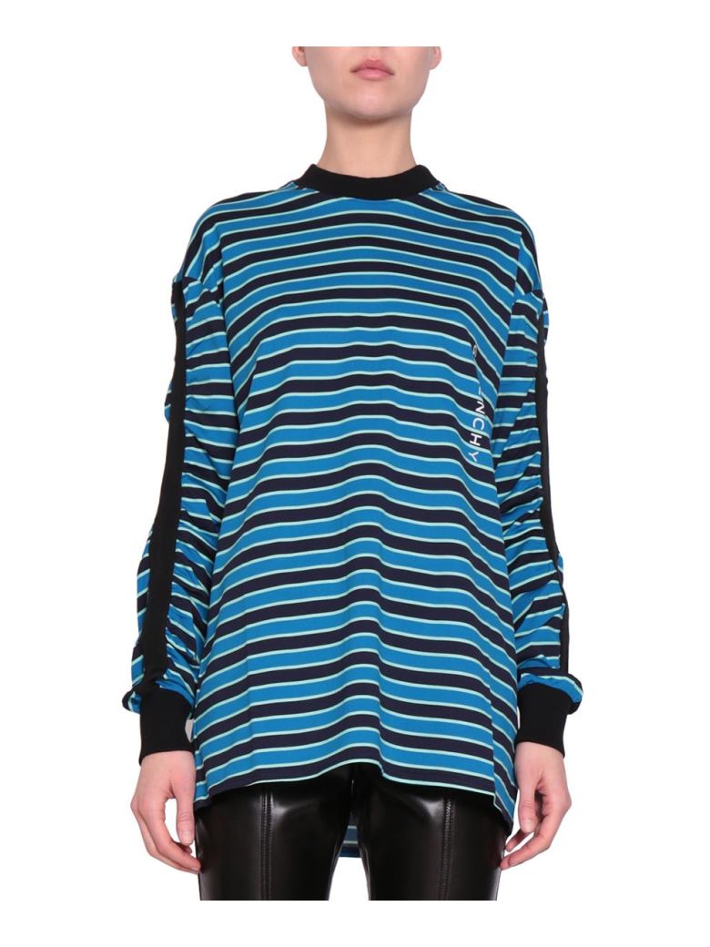 GIVENCHY STRIPED COTTON T-SHIRT,10582094