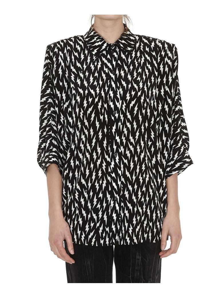 GIVENCHY BATWING SLEEVE BLOUSE,10574194