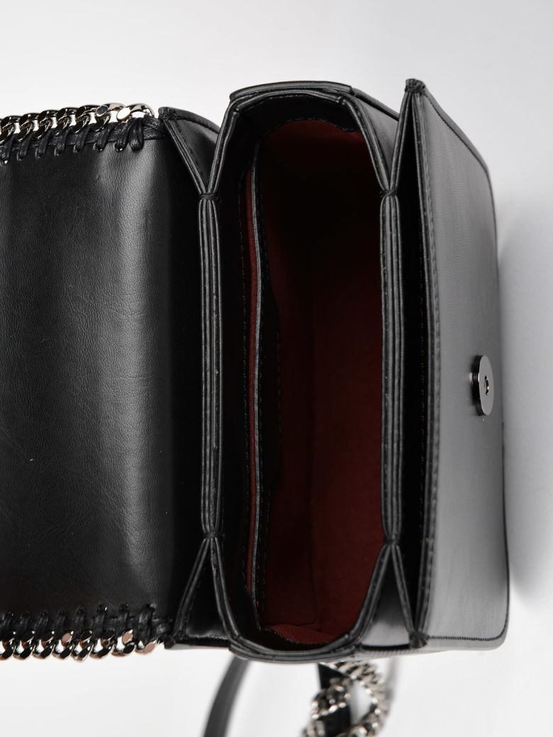 Mini Falabella Black Vegan Leather Crossbody Bag IUCN Water