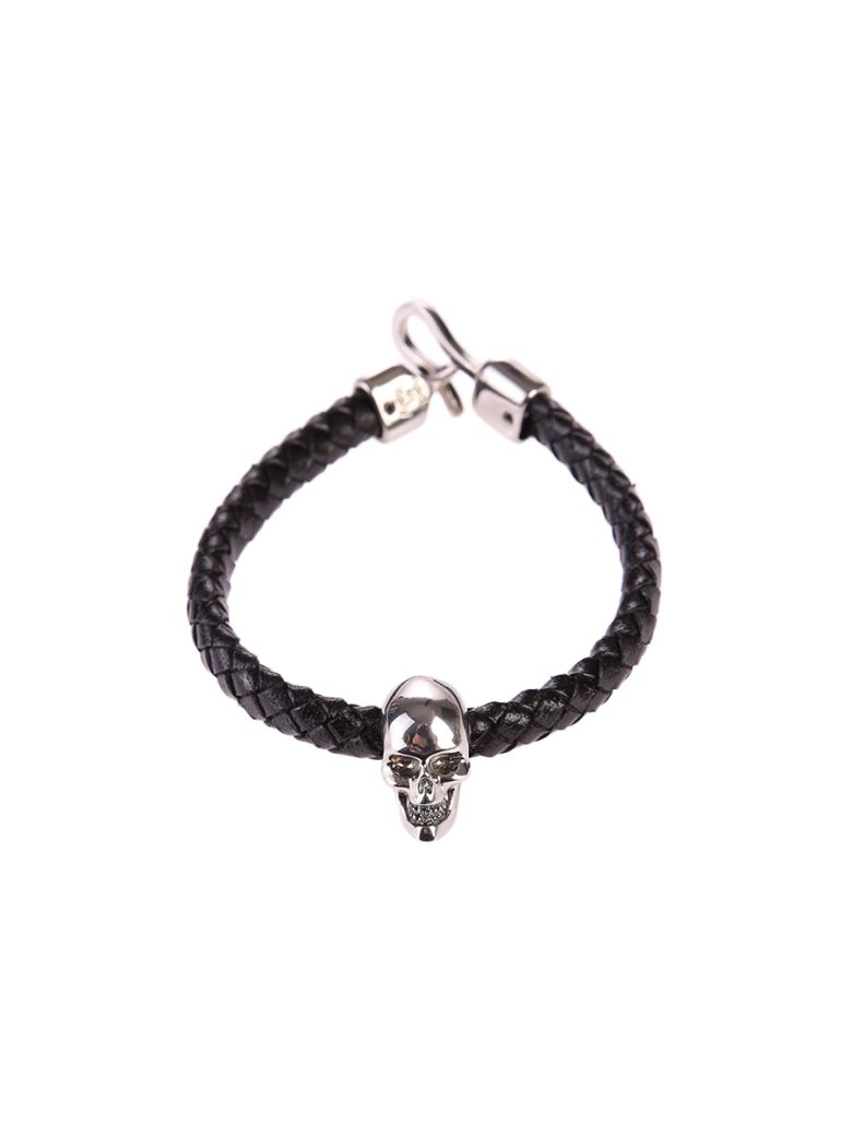 ALEXANDER MCQUEEN Black Skull Bracelet,10616915