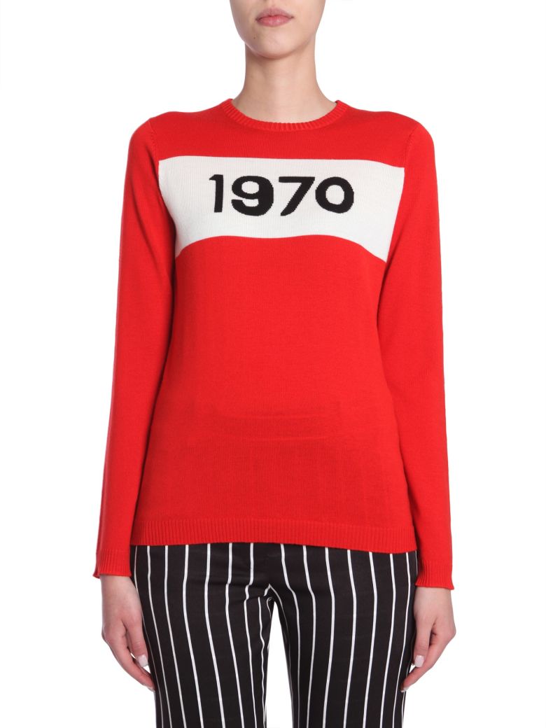 BELLA FREUD jumper WITH 1970 INTARSIA,10587540