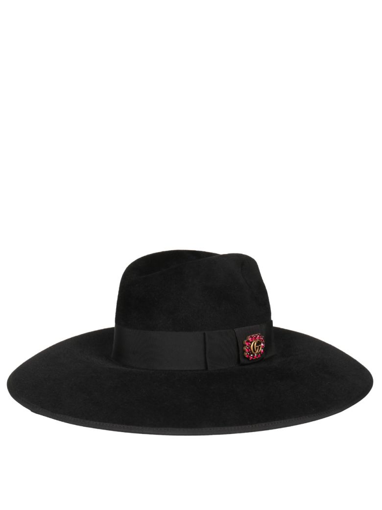 GUCCI FELT WIDE-BRIM HAT,10582037