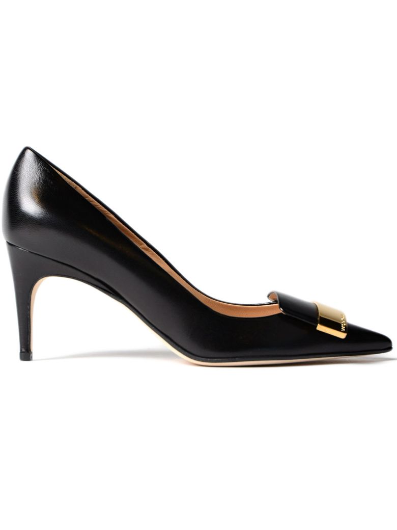 sergio rossi glitter pumps