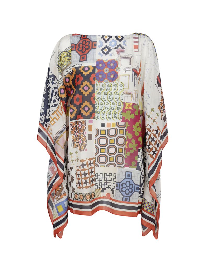 TORY BURCH PATTERNED BLOUSE,10587219