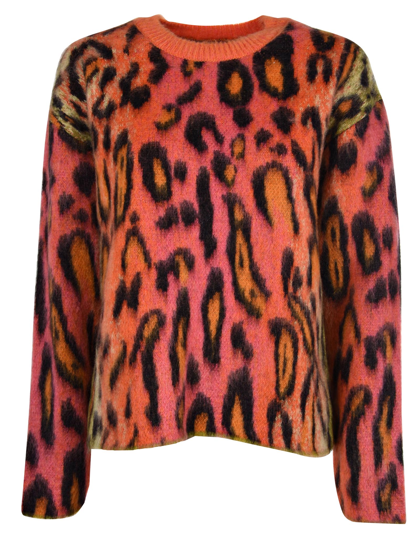 Stella McCartney Neon Leopard Print Sweater - Multicolor - 10632230 ...