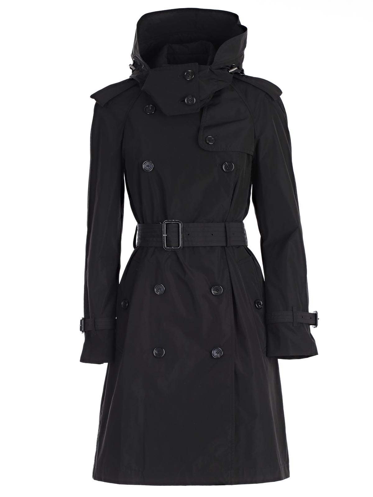 Burberry - Burberry Raincoat - Black, Women's Raincoats | Italist