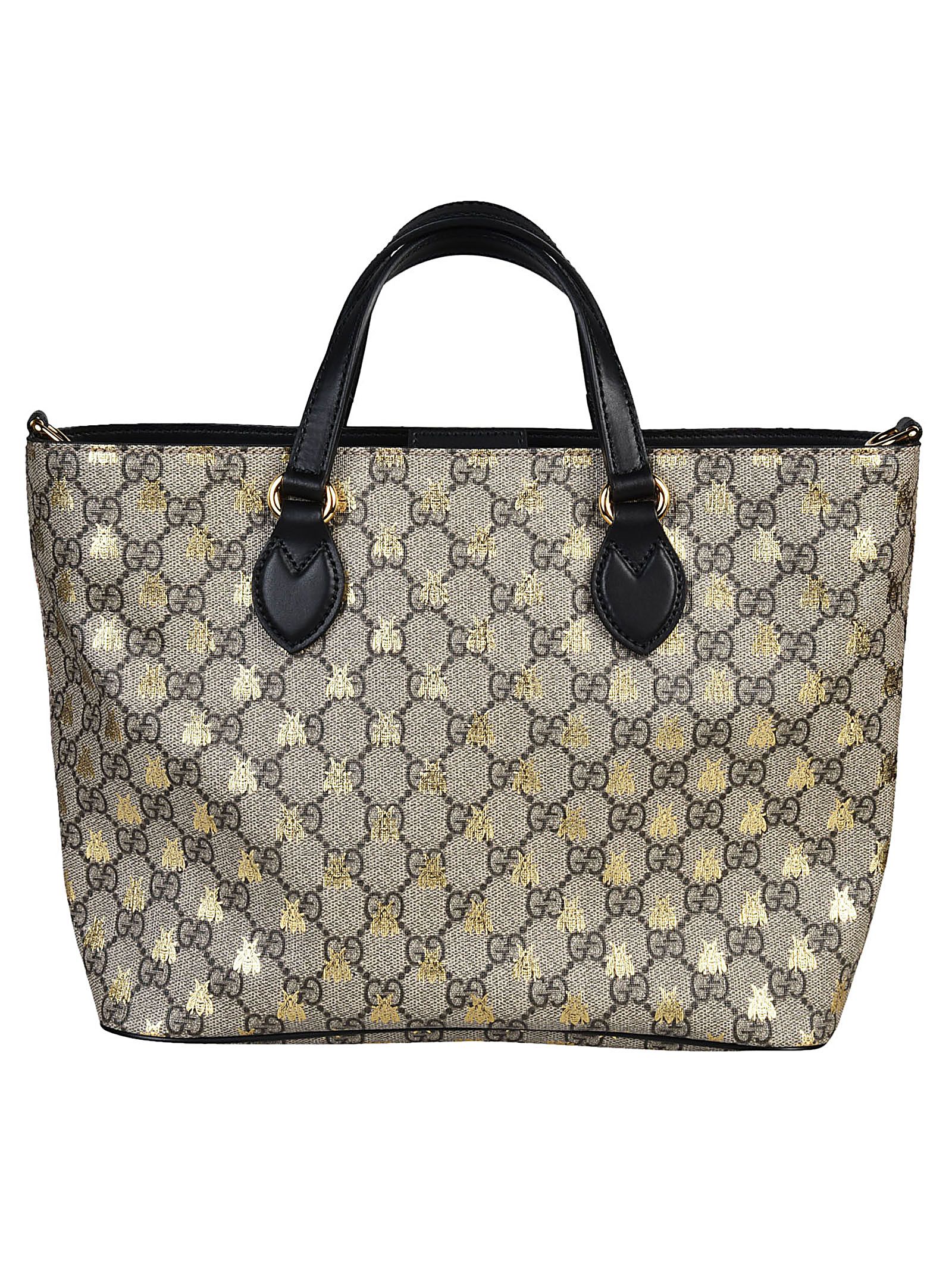 italist | Best price in the market for Gucci Gucci Supreme Bees Tote - Beige - 10537107 | italist