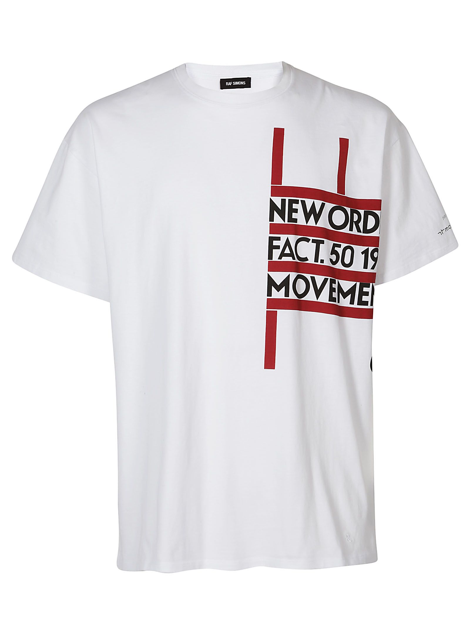 Raf Simons - Raf Simons T-shirt - White, Men's Short Sleeve T-Shirts ...