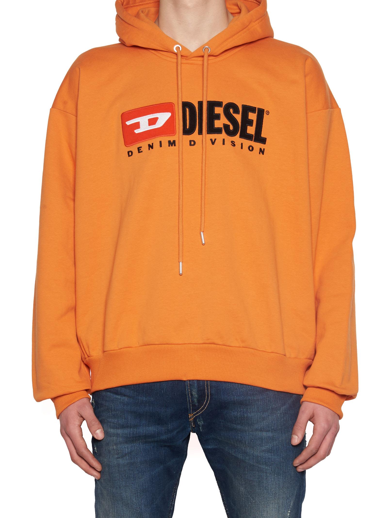 orange graphic hoodie