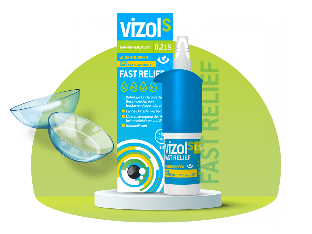 Vizol S Fast Relief augentropfen zum befeuchten