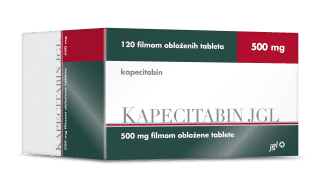 Kapecitabin JGL 500 mg filmom obložene tablete