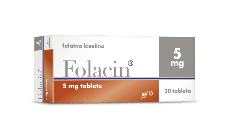 Folacin 5 mg tablete