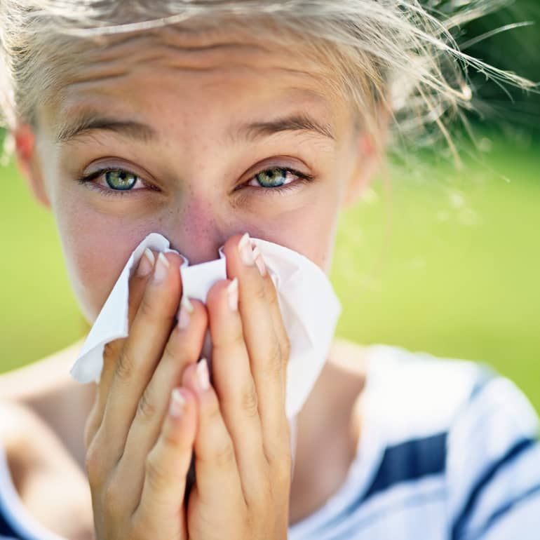 Augenrötung bei Allergien
