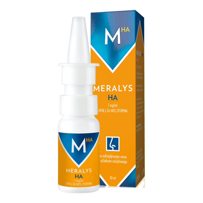Meralys HA 1 mg/ml sprej za nos, otopina