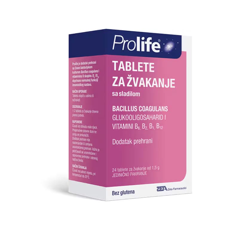Prolife tablete za žvakanje sa sladilom