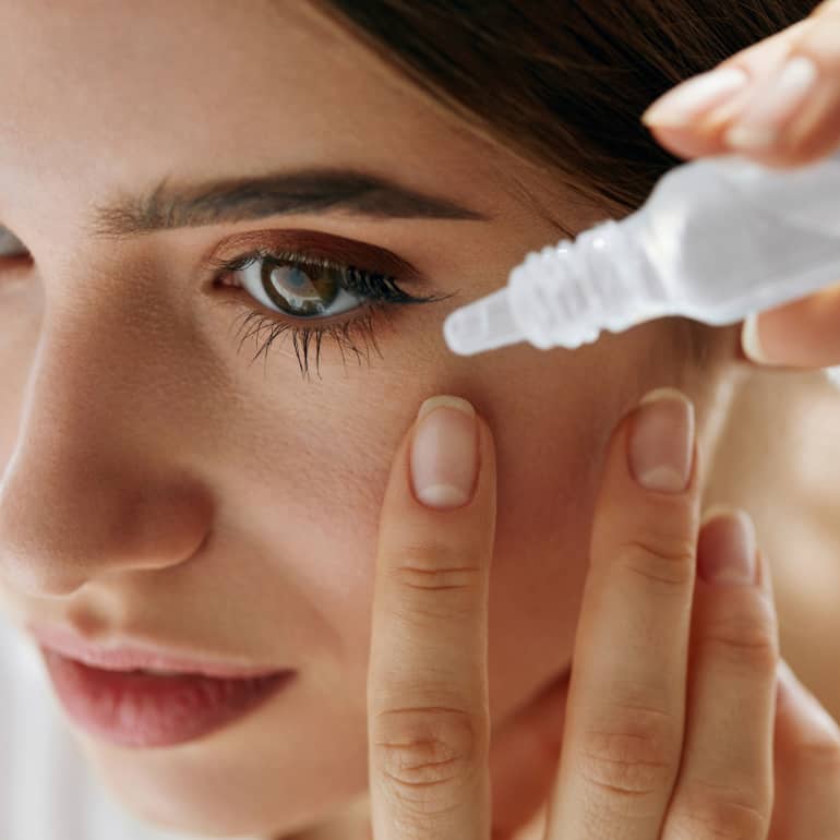 Eye drop therapy for dry eye