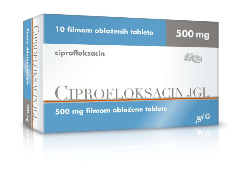 Ciprofloxacin JGL 500 mg film coated tablets