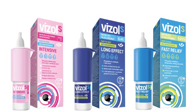 Sodium hyaluronate eye drops
