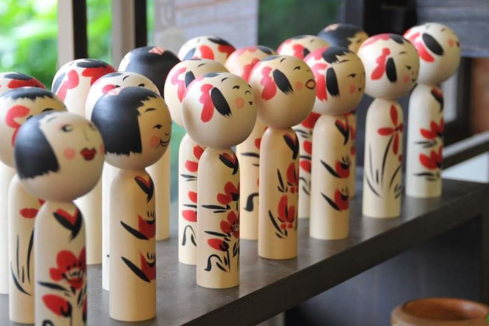 Mini set lettres Kokeshi