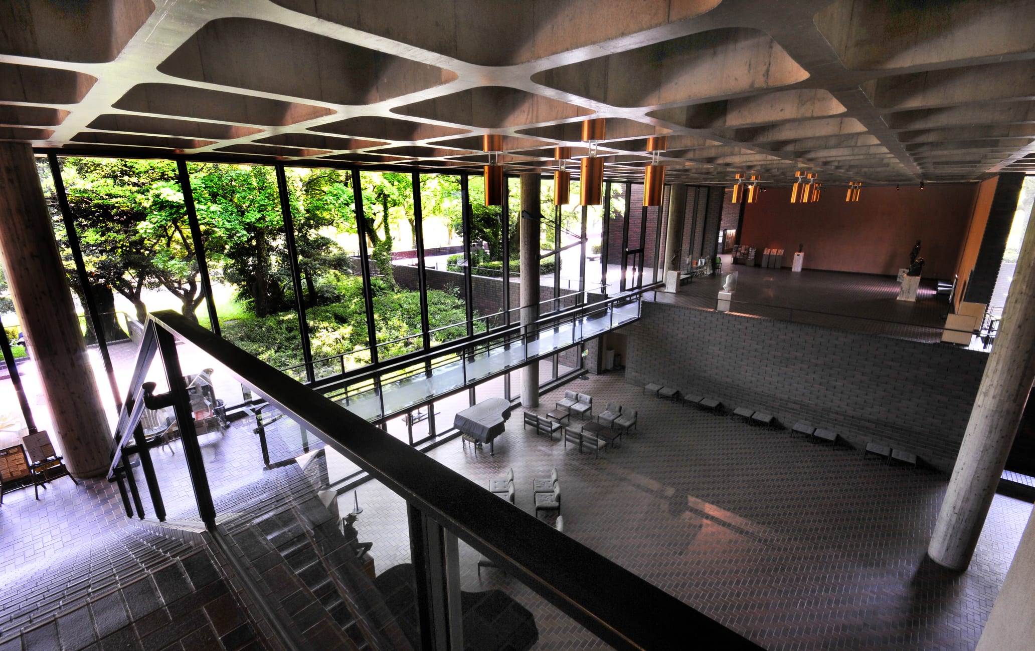 Main building of Kumamoto Kenritsu Bijutsukan Art Museum