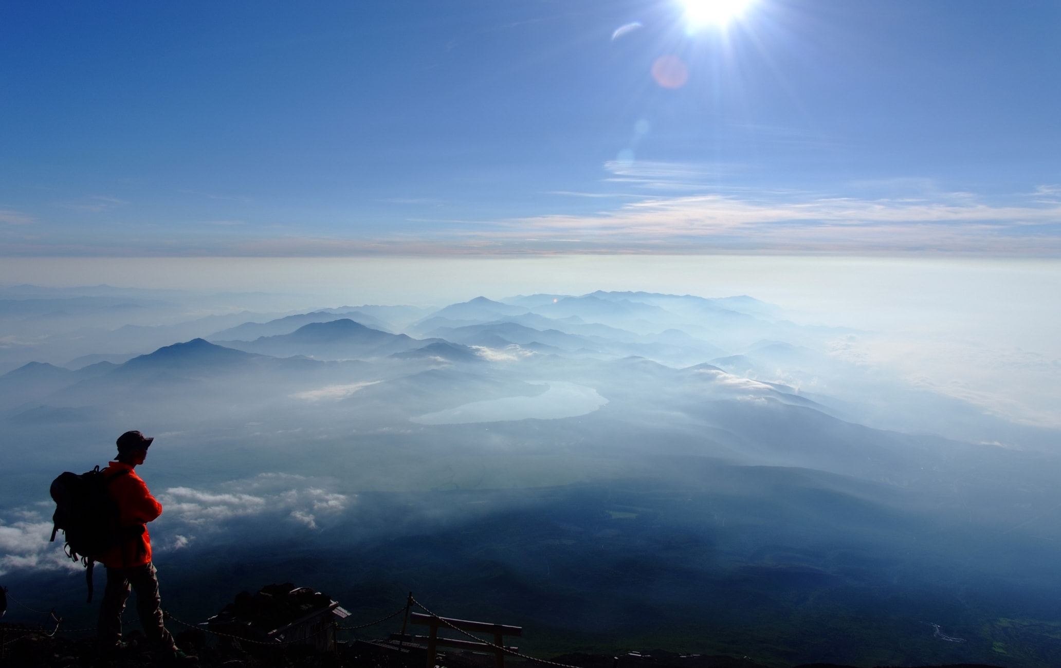 Climbing Mount Fuji