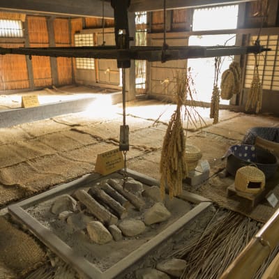 Freilichtmuseum alter japanischer Bauernhäuser