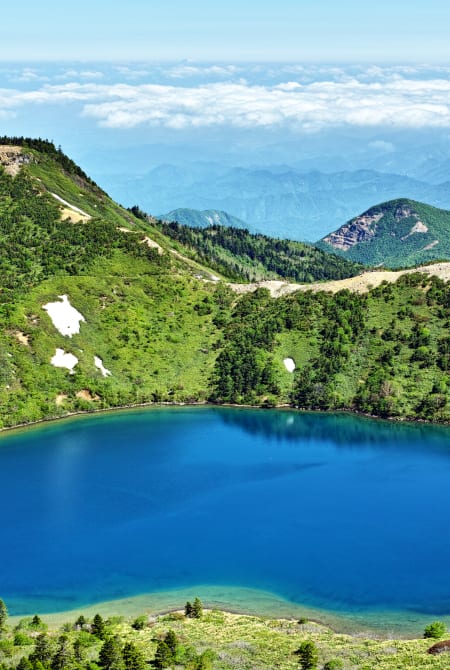 lake inawashiro-ko area