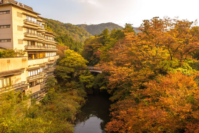 yamanaka-onsen hot spring